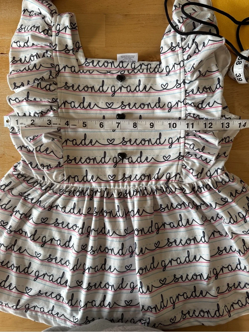 Girls Second Grade Themed Outfit